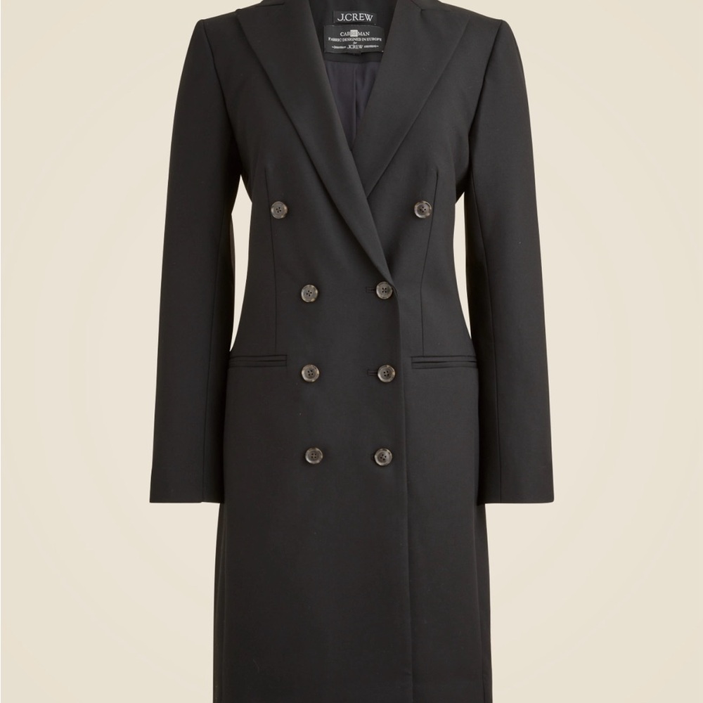 J. Crew Women's Black Fitted Blazer Dress - NWT - Sz 8